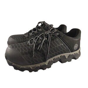 Timberland PRO Women's Black Size 9.5 Powertrain Alloy Toe Work Shoes